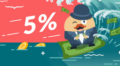5% zwrotu gotówki